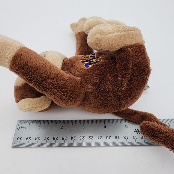 Souvies Maine Souvenir Monkey Plush 6" Brown Wire Tail Stuffed Animal Toy 2008 - Picture 6 of 7